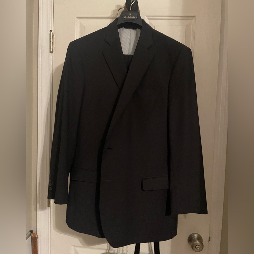 Brooks Brothers Explorer Suit - Black - Fitzgerald Fit - 44 jacket 38/32 pants